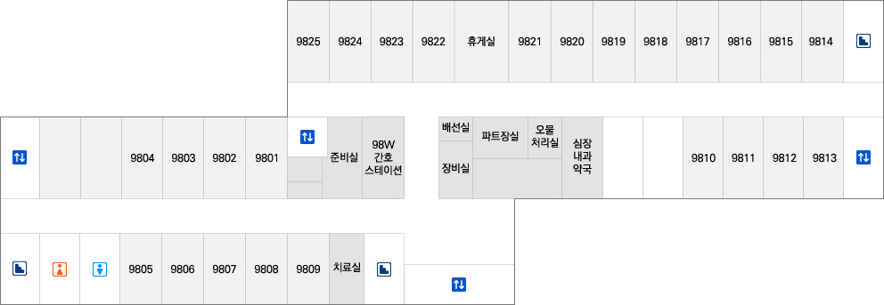 9층 원내 위치도